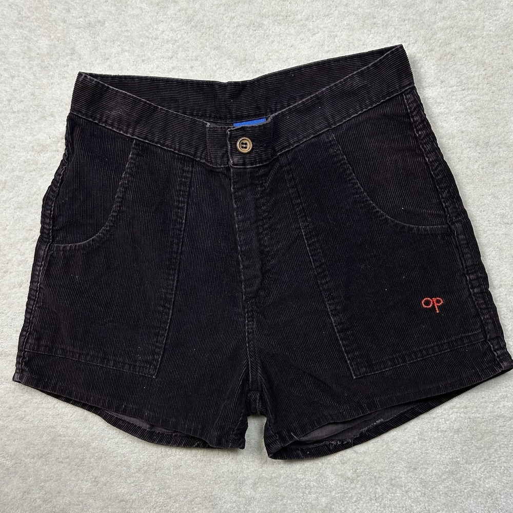 VTG 80s Ocean Pacific OP Shorts Womens 30 Corduroy Beach Surf Skate USA Made